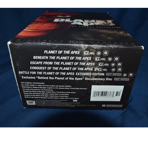 Planet of the Apes Legacy Collection DVD Box Set - Picture 3 of 3